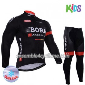 Tenue Maillot M/L + Collant 2017 Bora-Hansgrohe Enfant Hiver Thermal Fleece N003